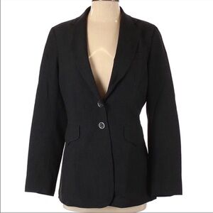 Robert Rodriguez suit jacket / blazer 
Size 8
Charcoal Gray, almost black